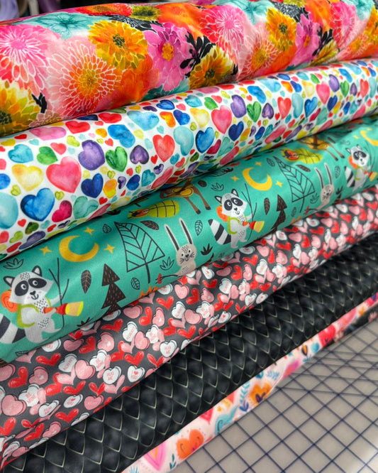 stack of pul fabric