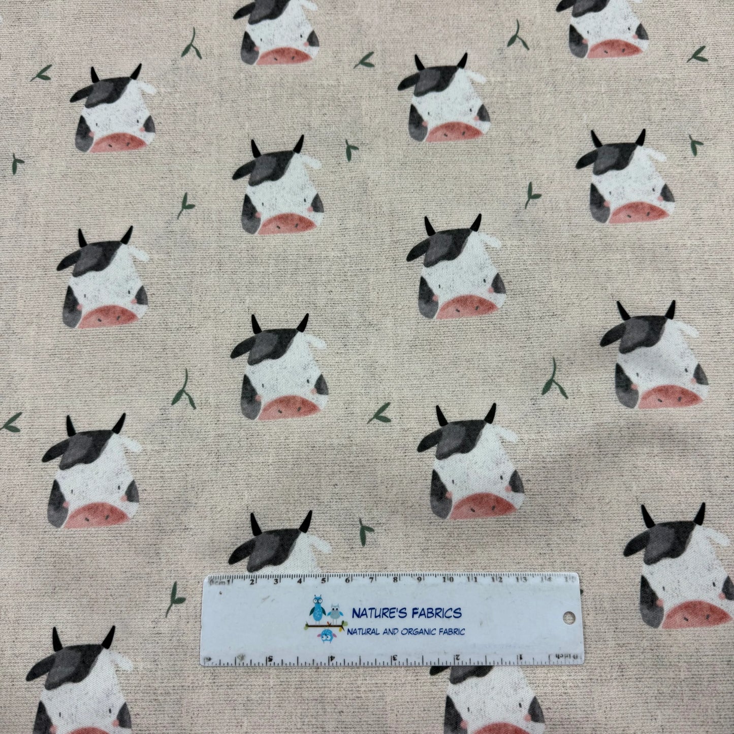 Holstein Cows 1 mil PUL Fabric - Made in the USA