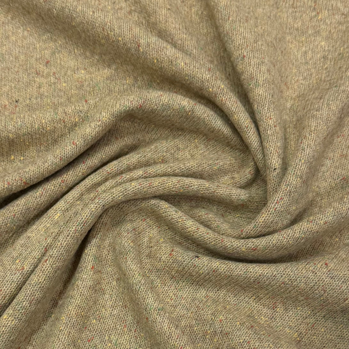 Sand Stone Merino Wool Silk Jersey Fabric