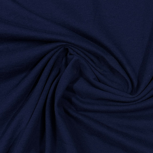 Indigo Cotton Jersey Fabric