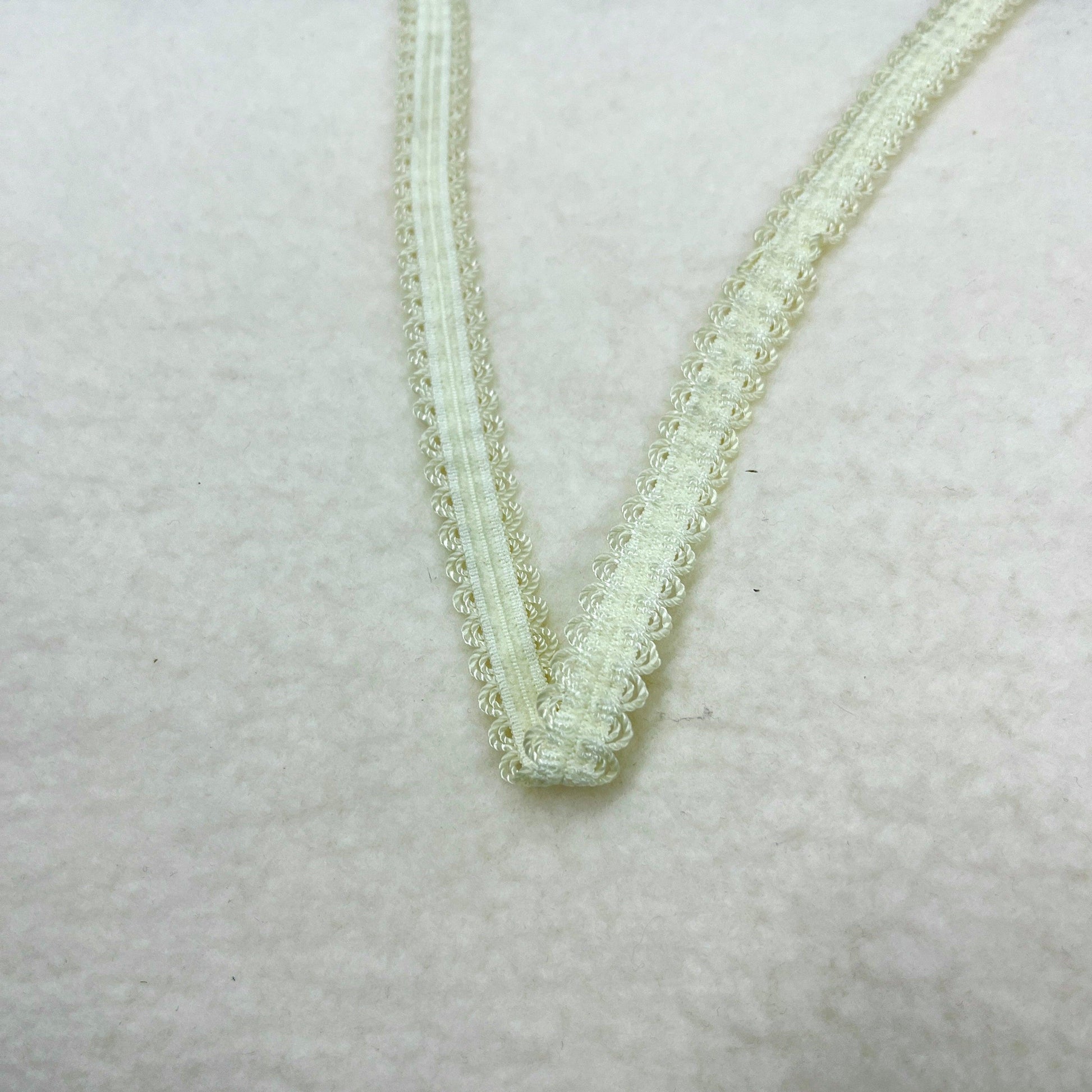 1/2" Fancy Picot Elastic-Pale Yellow - Nature's Fabrics
