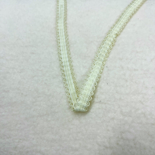 1/2" Fancy Picot Elastic-Pale Yellow - Nature's Fabrics