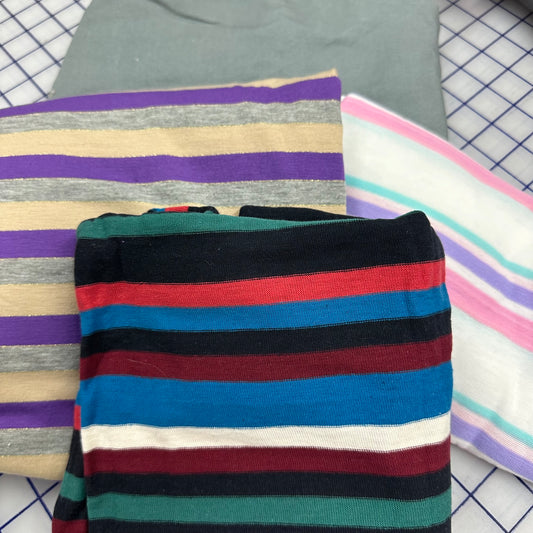 Dark Stripe Stripe Fabric Bundle G1015