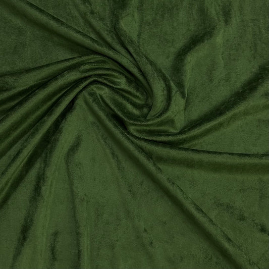 Spruce Organic Cotton Velour Fabric