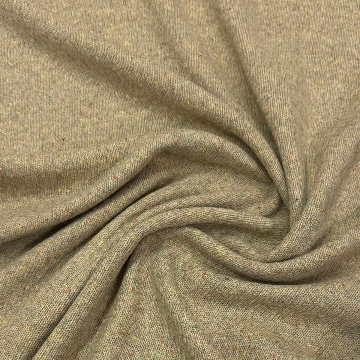 Sand Stone Merino Wool Silk Jersey Fabric