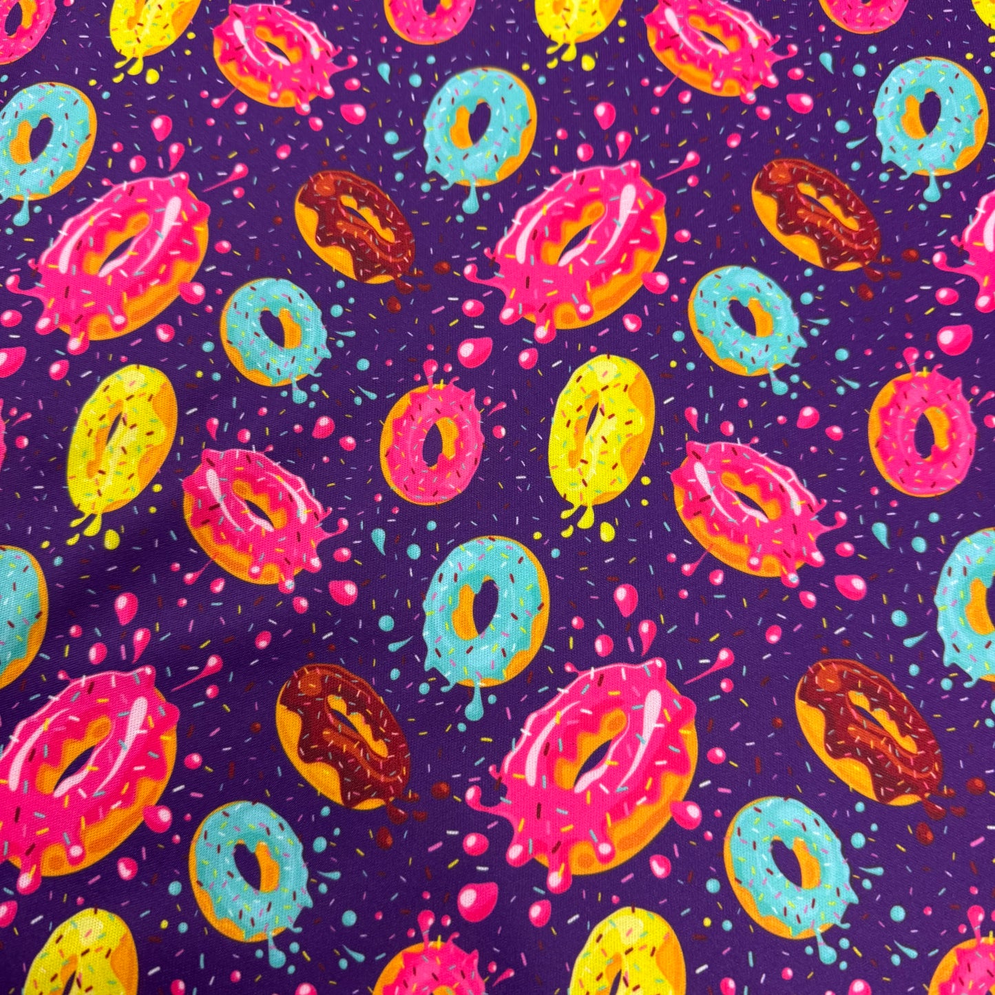 Glazed Donuts on 1 mil PUL Fabric - Made in the USA