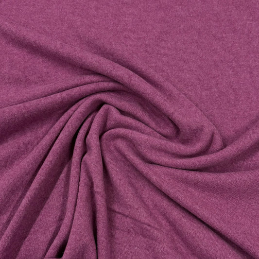 Dusty Orchid Merino Wool Jersey Fabric