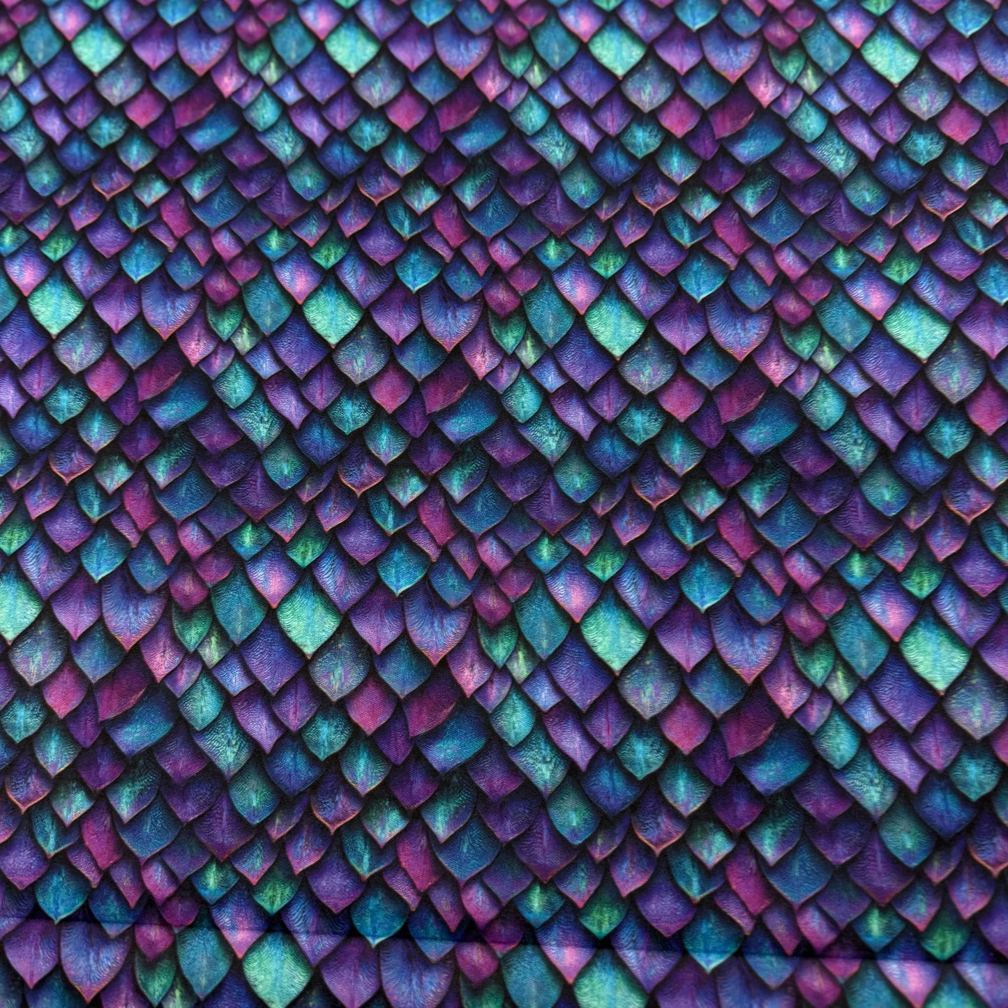 Purple Metal Scales 1 mil PUL Fabric - Made in the USA