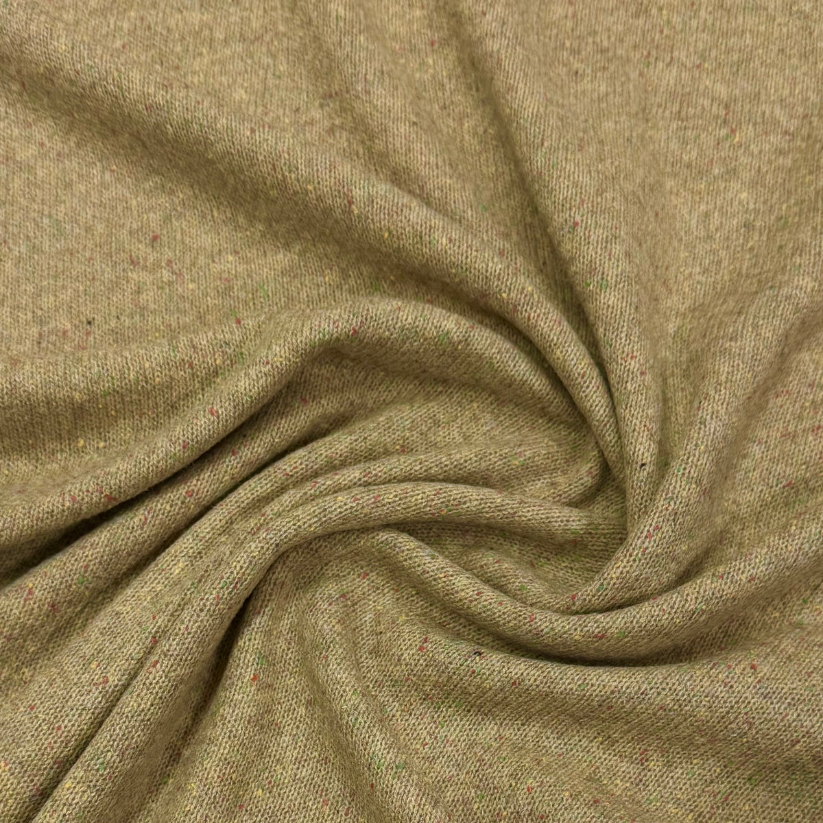 Sand Stone Merino Wool Silk Jersey Fabric