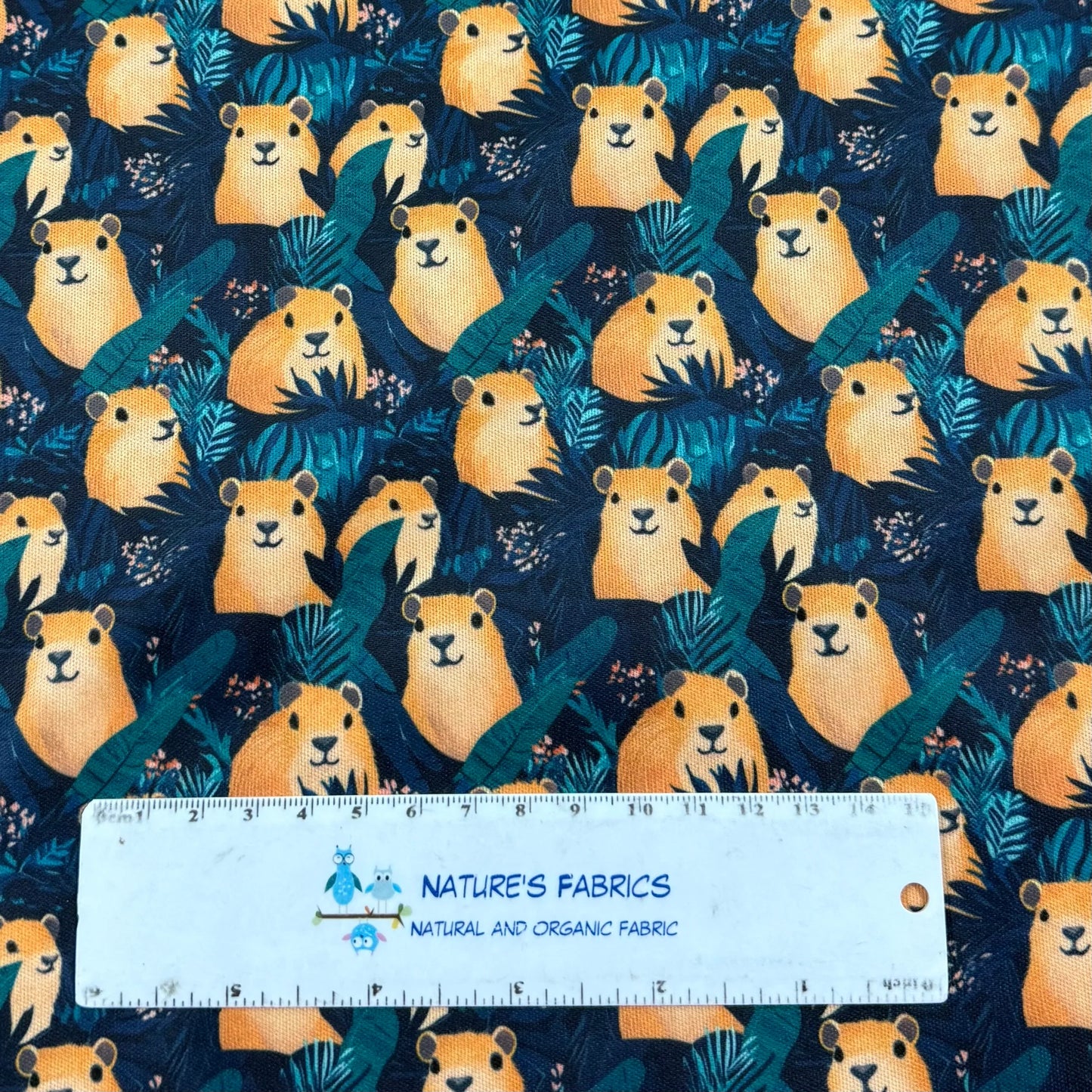 Capybaras 1 mil PUL Fabric - Made in the USA