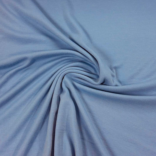 Frost 100% Washable Merino Wool Interlock Fabric - Mulesing Free