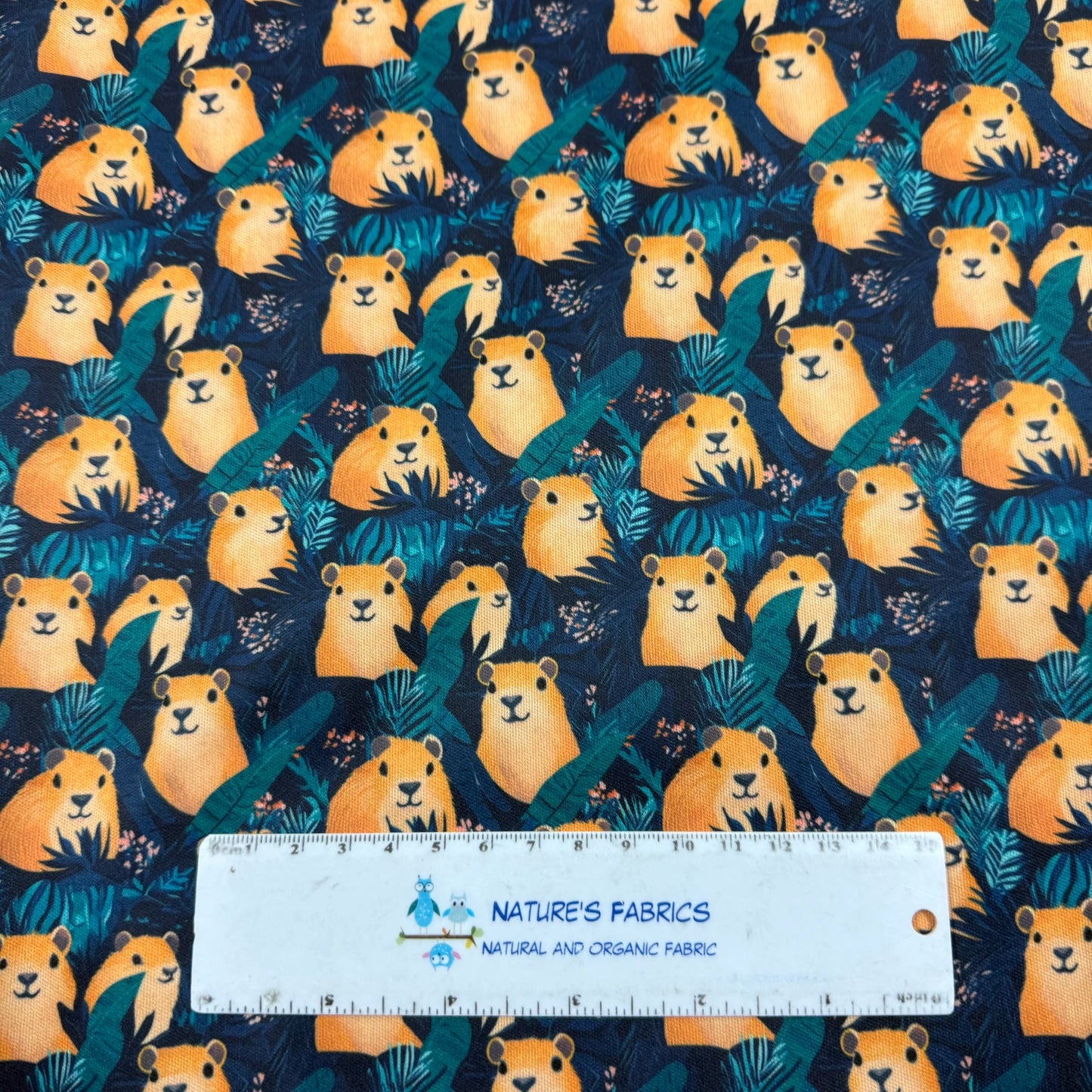 Capybaras 1 mil PUL Fabric - Made in the USA