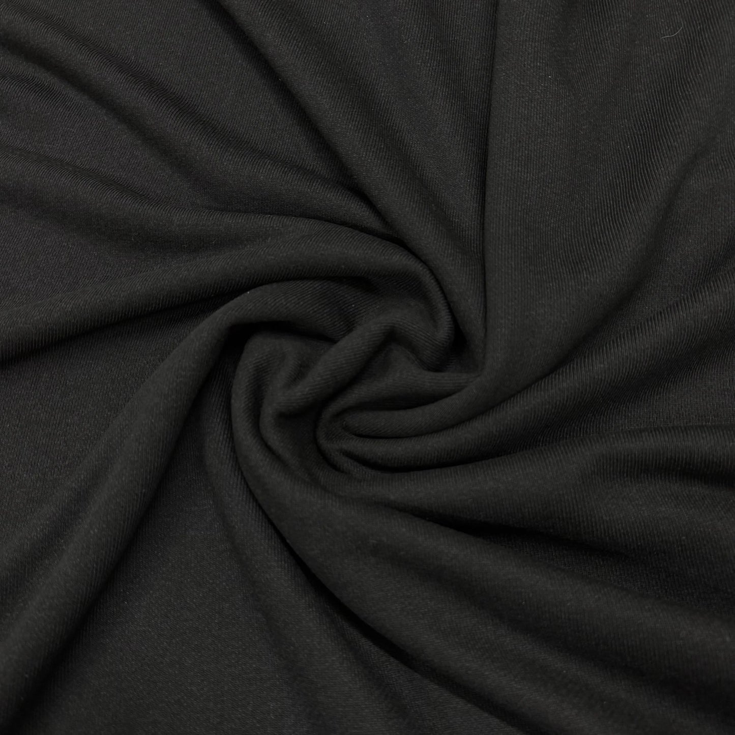 Black Bamboo Heavy French Terry Fabric - 500 GSM, $14.99/yd - Rolls