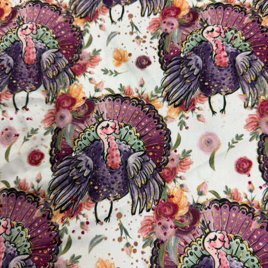 Turkey Toss on 1 mil PUL Fabric - Made in China- Seconds