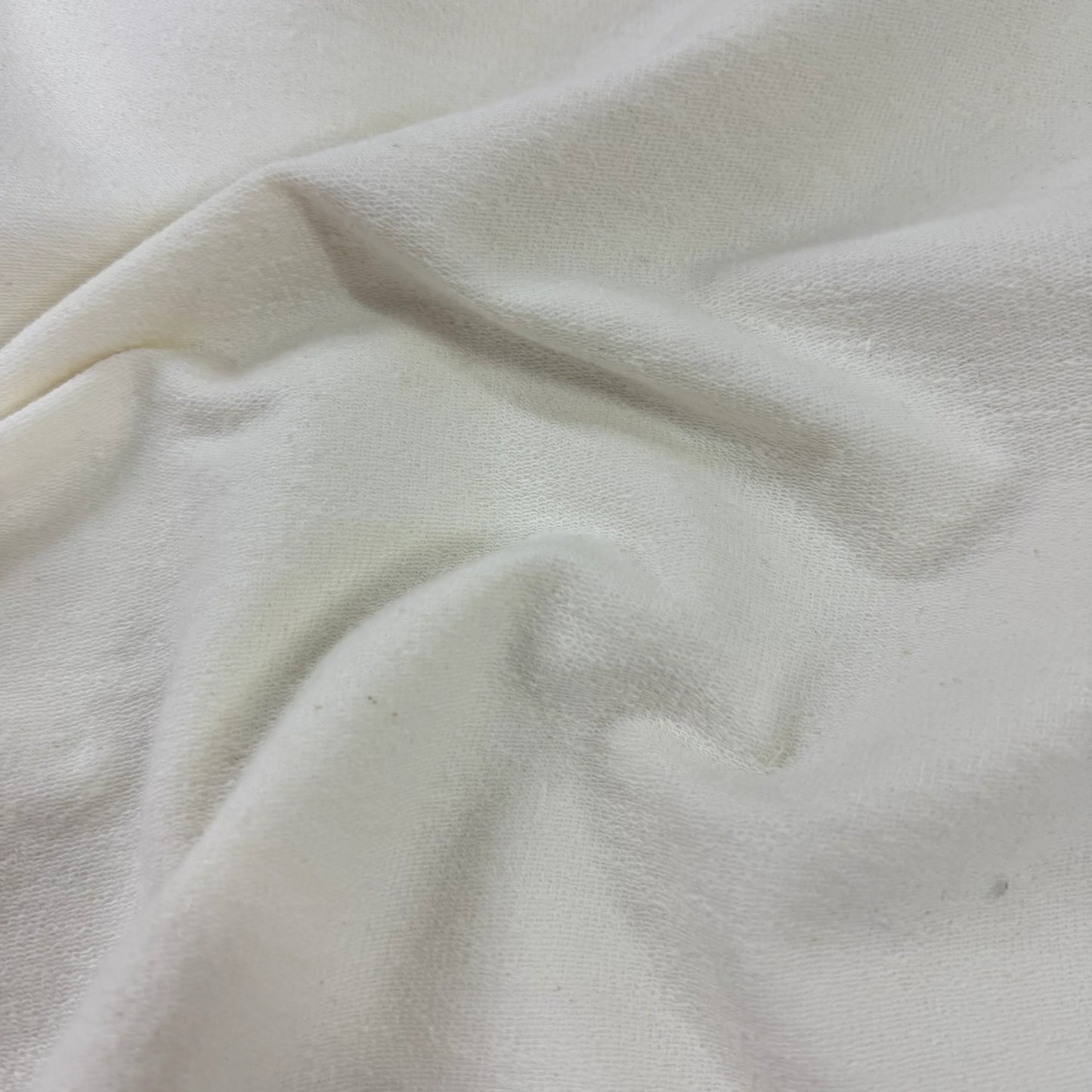 Natural Hemp Stretch French Terry Fabric - 340 GSM, $12.99/yd - Rolls