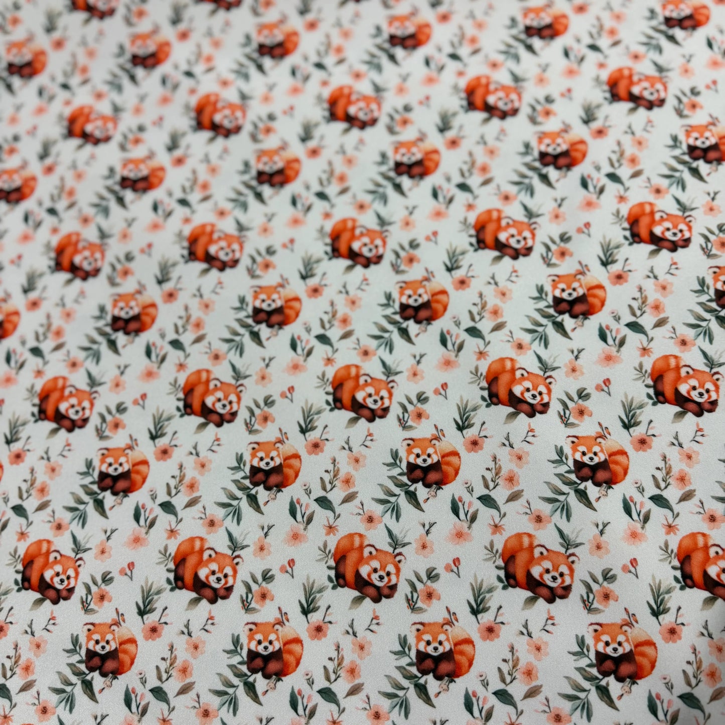 Red Pandas 1 mil PUL Fabric - Made in the USA