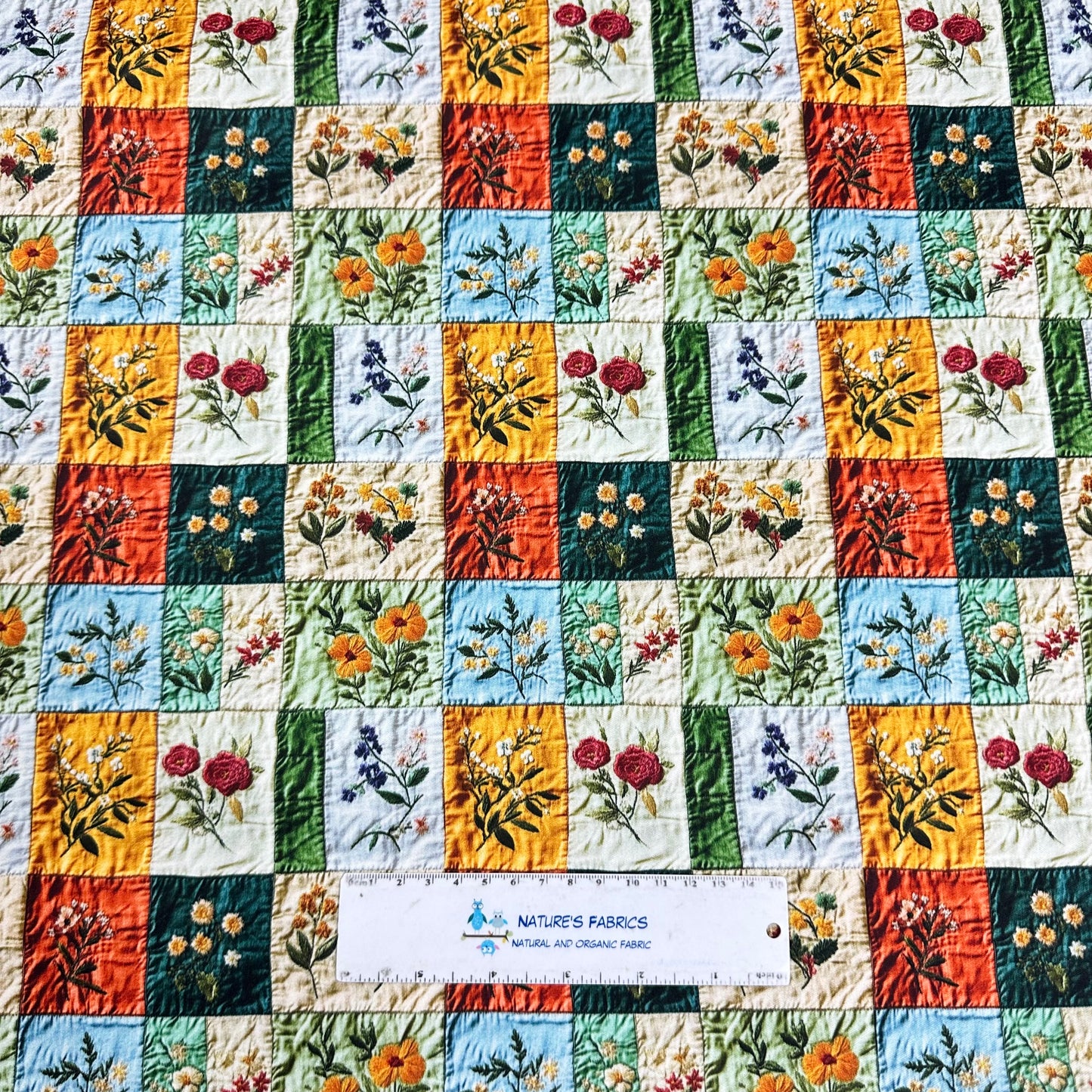 Patchwork Quilt 1 mil PUL Fabric - Made in the USA