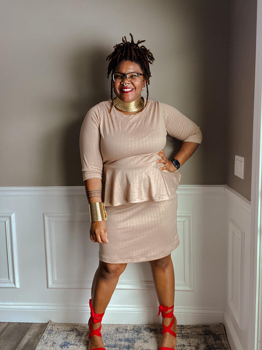 Prevail Pleat Neck Peplum & Dress Pattern