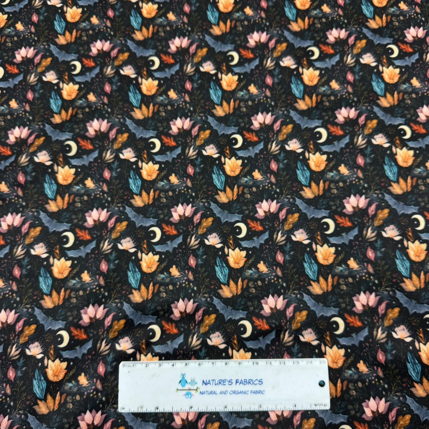 Bats in the Garden 1 mil PUL Fabric - Made in the USA