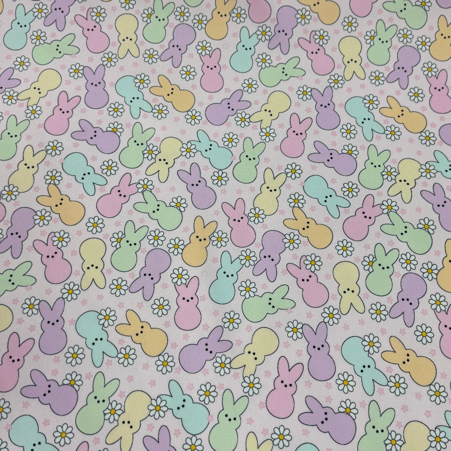 Easter Bunnies 1 mil PUL Fabric - Made in the USA