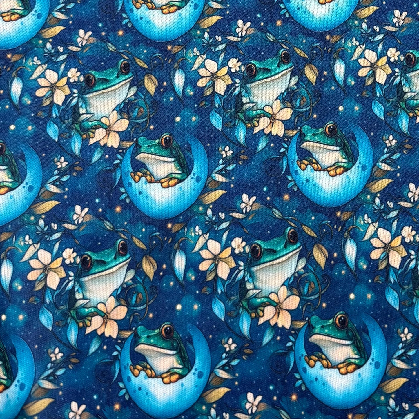 Frog and Moon 1 mil PUL Fabric - Made in the USA