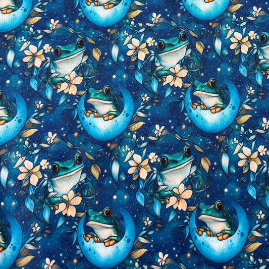 Frog and Moon 1 mil PUL Fabric - Made in the USA