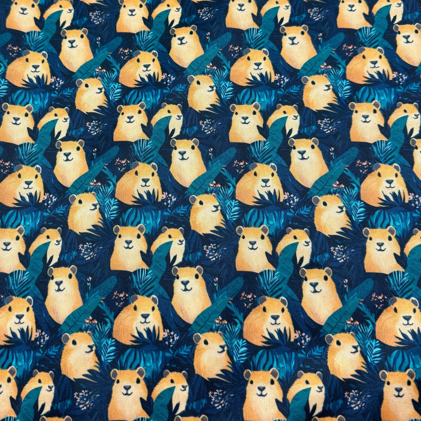 Capybaras 1 mil PUL Fabric - Made in the USA