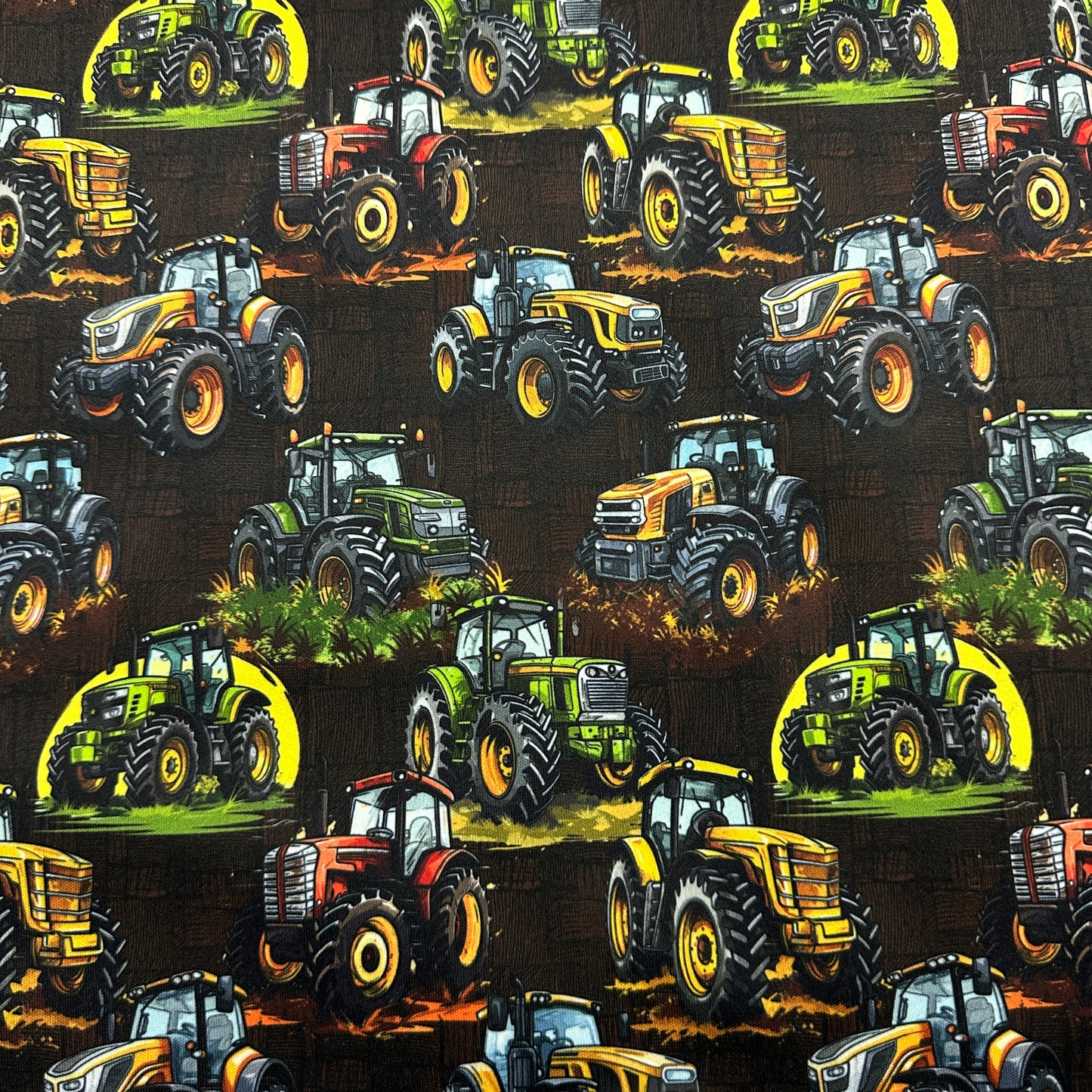 Tractors 1 mil PUL Fabric - Made in the USA