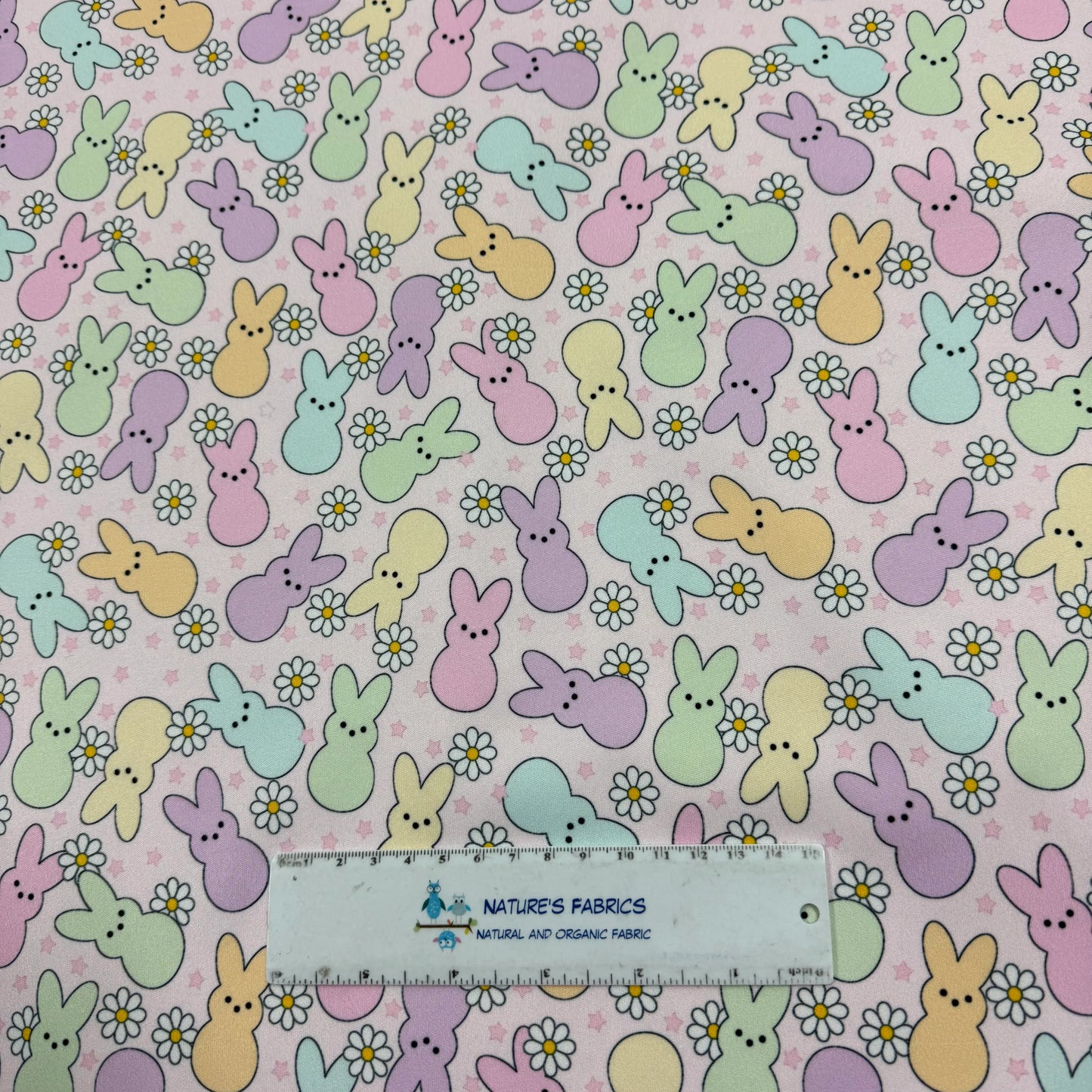 Easter Bunnies 1 mil PUL Fabric - Made in the USA