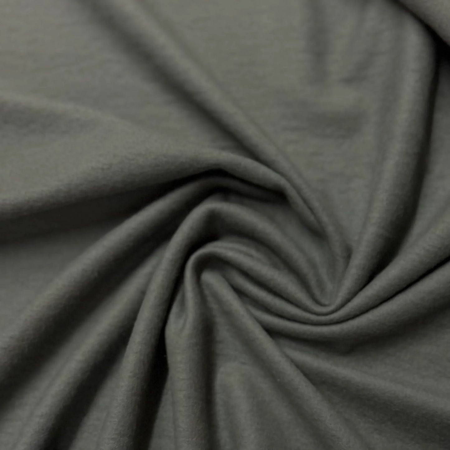 Dark Gray Cotton Fleece Fabric