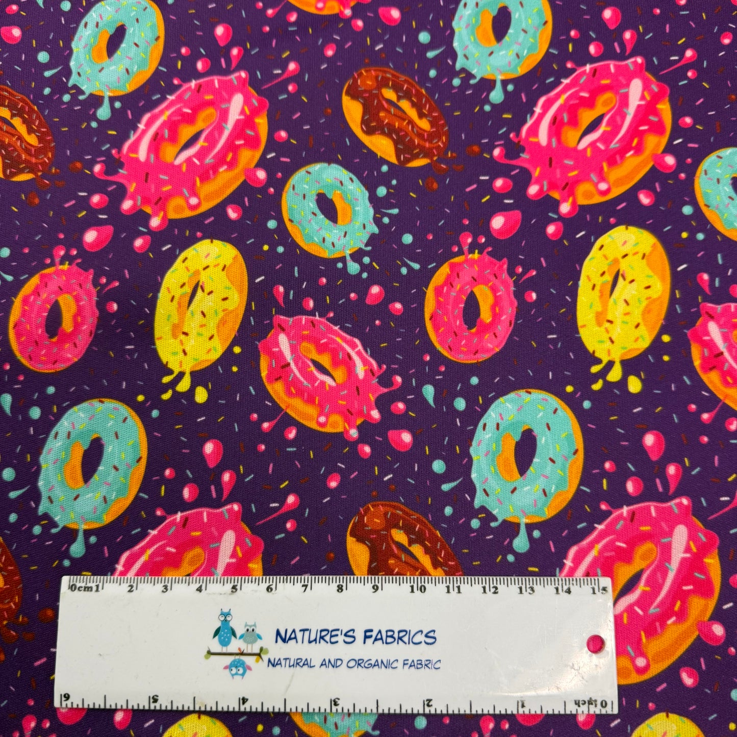 Glazed Donuts on 1 mil PUL Fabric - Made in the USA