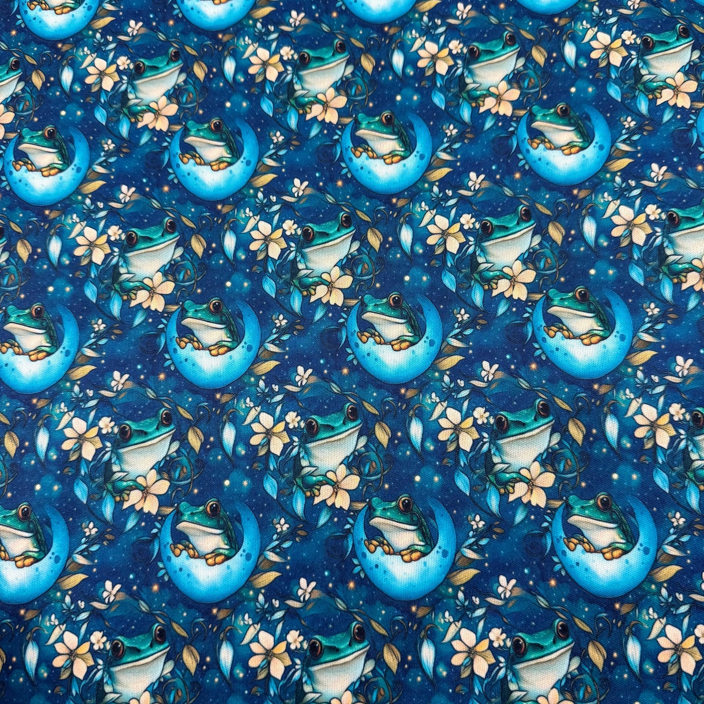 Frog and Moon 1 mil PUL Fabric - Made in the USA
