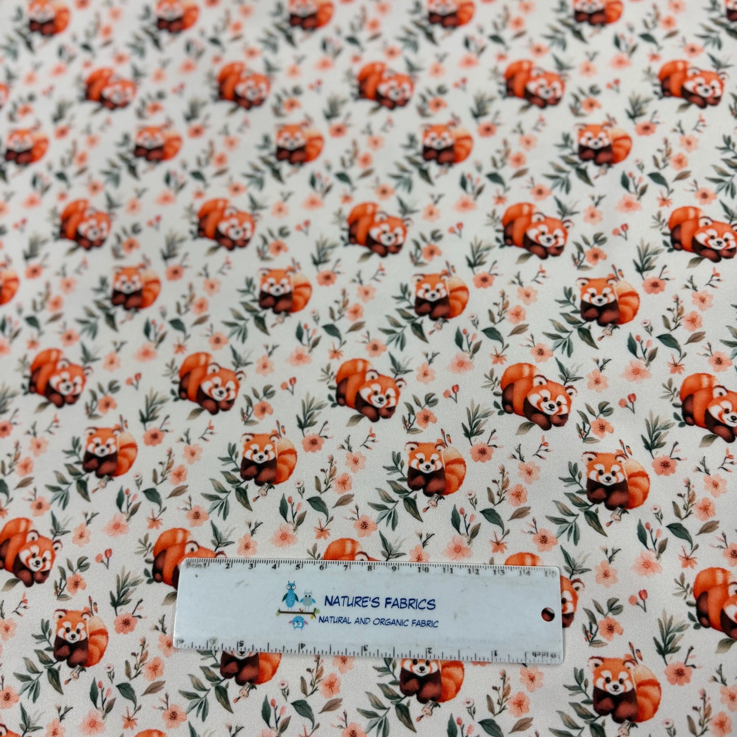 Red Pandas 1 mil PUL Fabric - Made in the USA