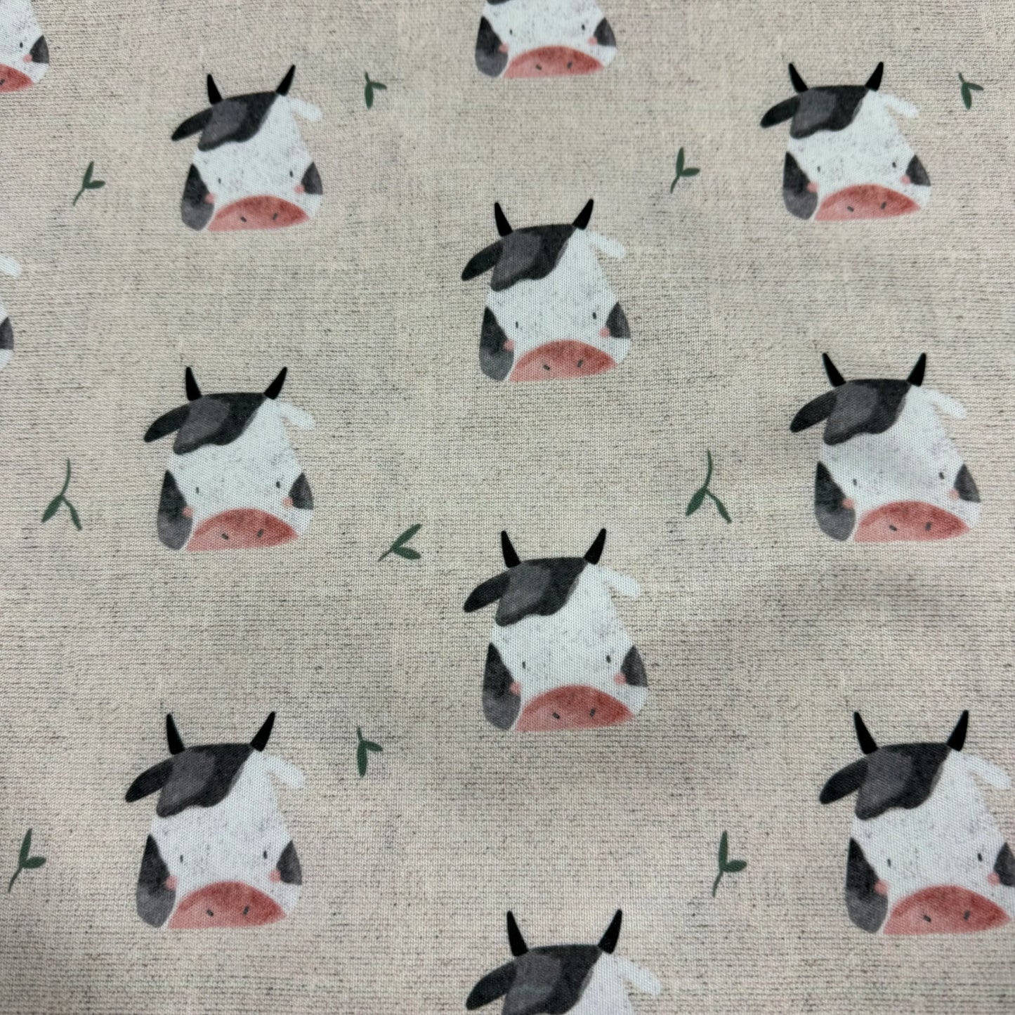 Holstein Cows 1 mil PUL Fabric - Made in the USA