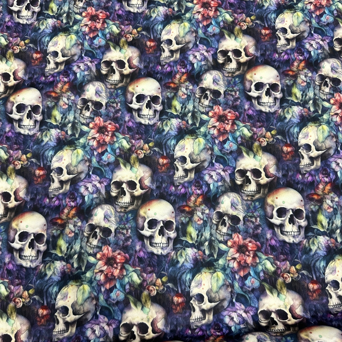 Skull Garden 1 mil PUL Fabric - Made in the USA