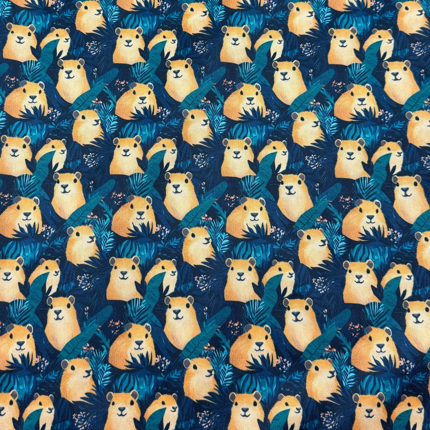 Capybaras 1 mil PUL Fabric - Made in the USA
