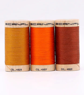 Harvest Hues Organic Cotton 30WT 3 Spool Set