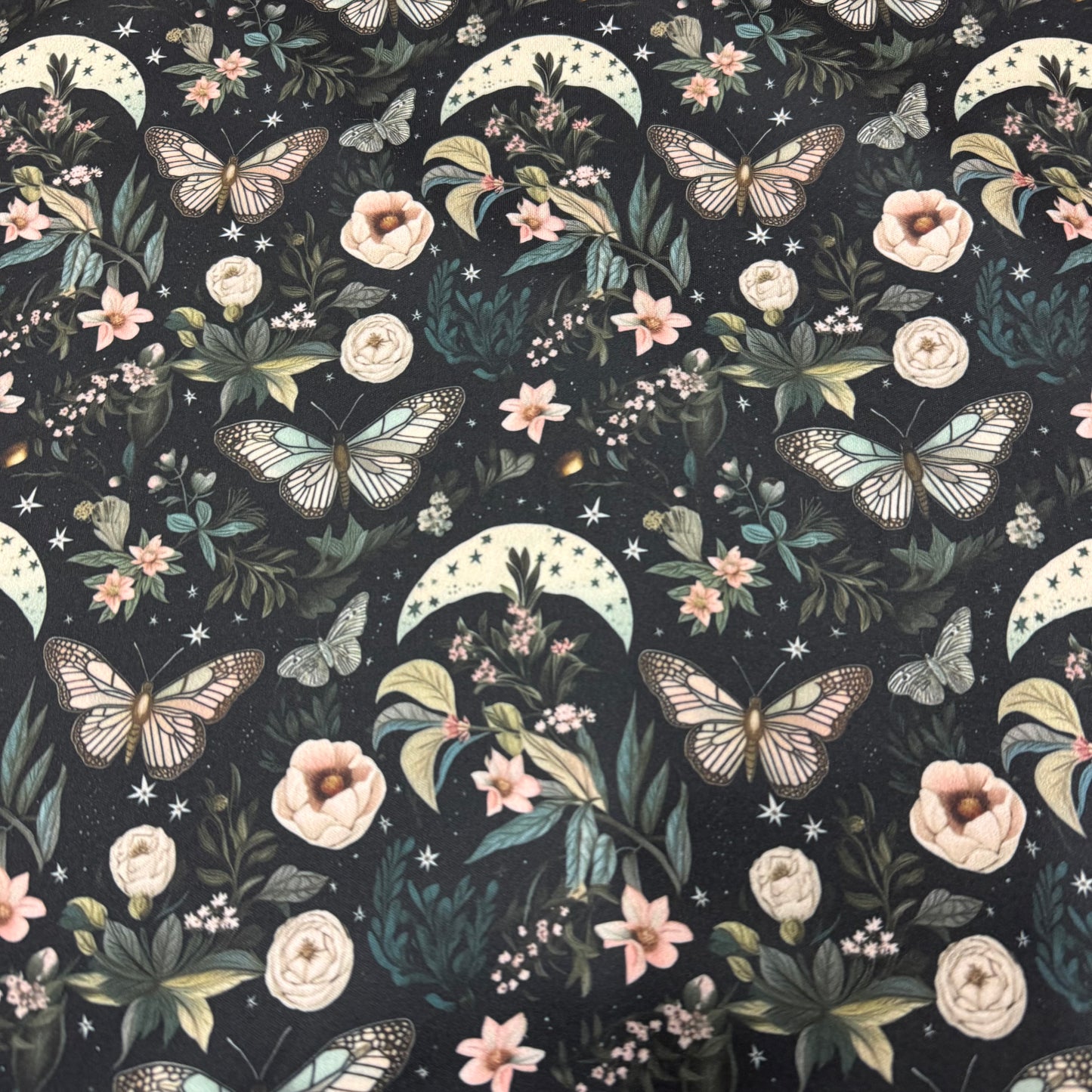 Night Garden on 1 mil PUL Fabric - Made in the USA