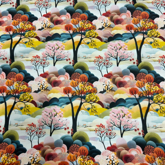 Colorful Natural Murals 1 mil PUL Fabric - Made in the USA