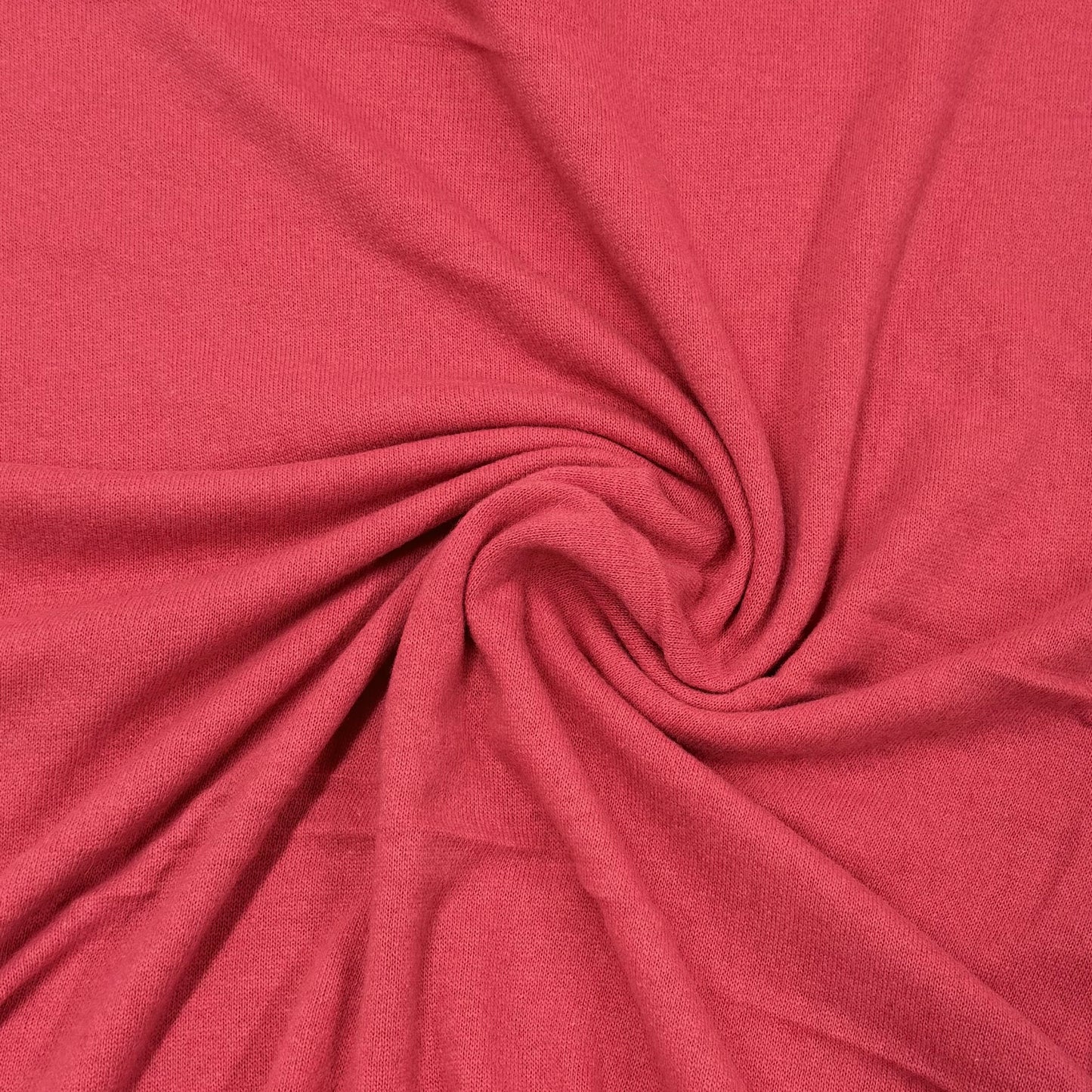 Coral Merino Wool Jersey Blend Fabric