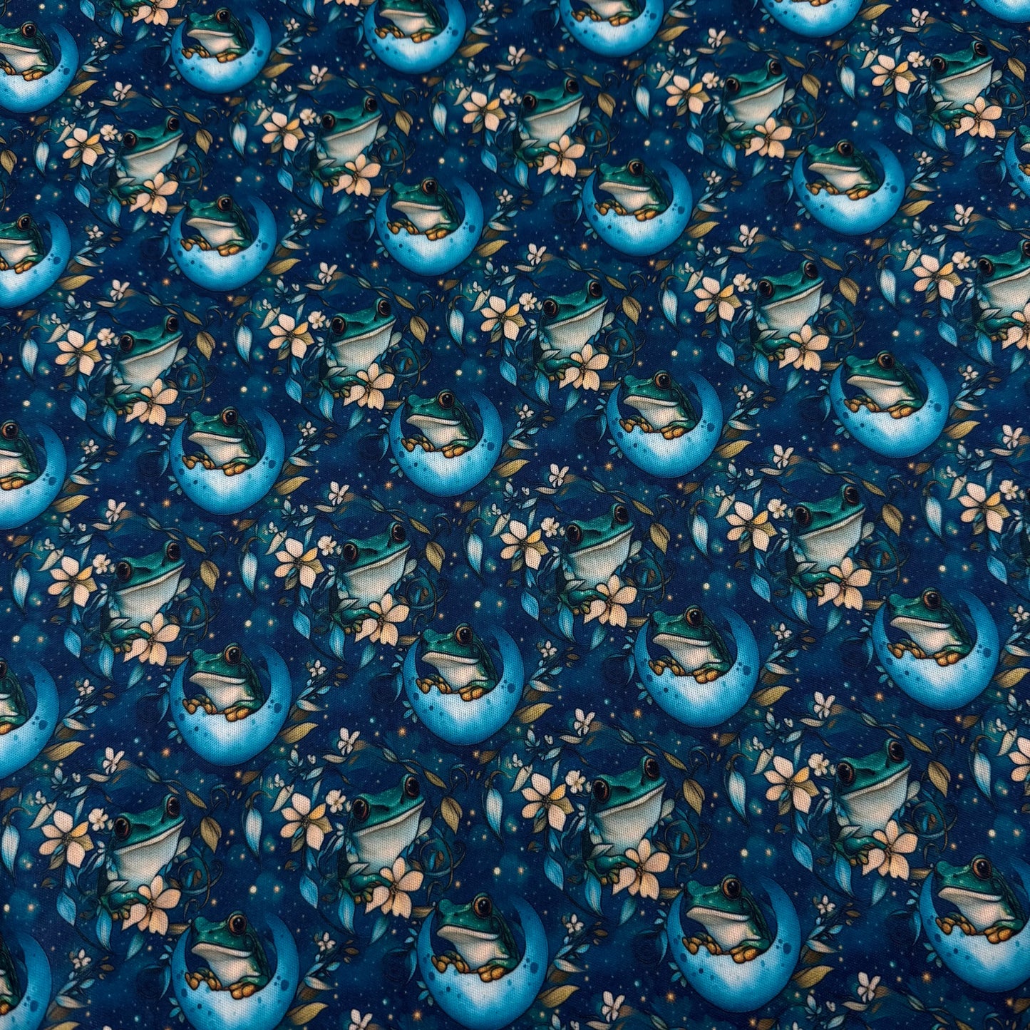 Frog and Moon 1 mil PUL Fabric - Made in the USA