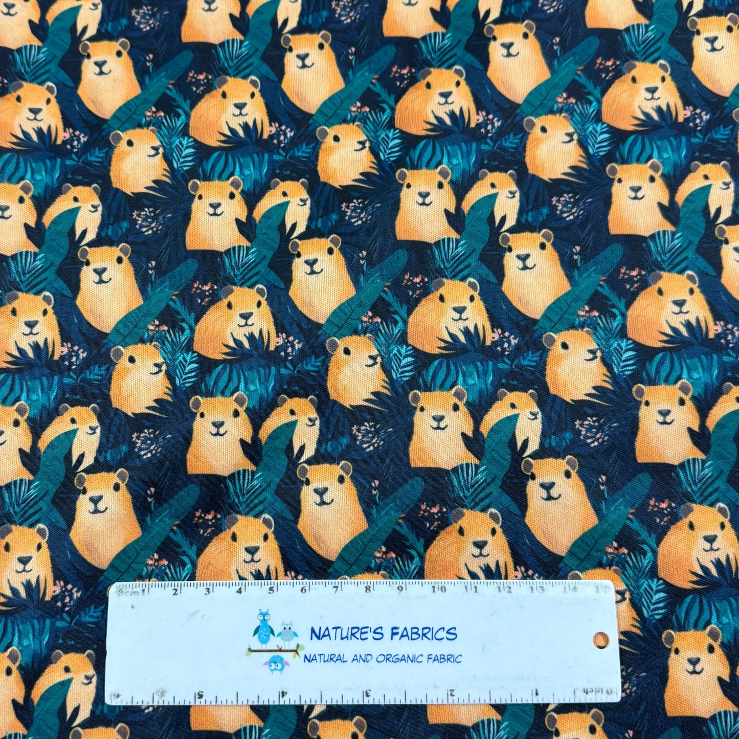 Capybaras 1 mil PUL Fabric - Made in the USA