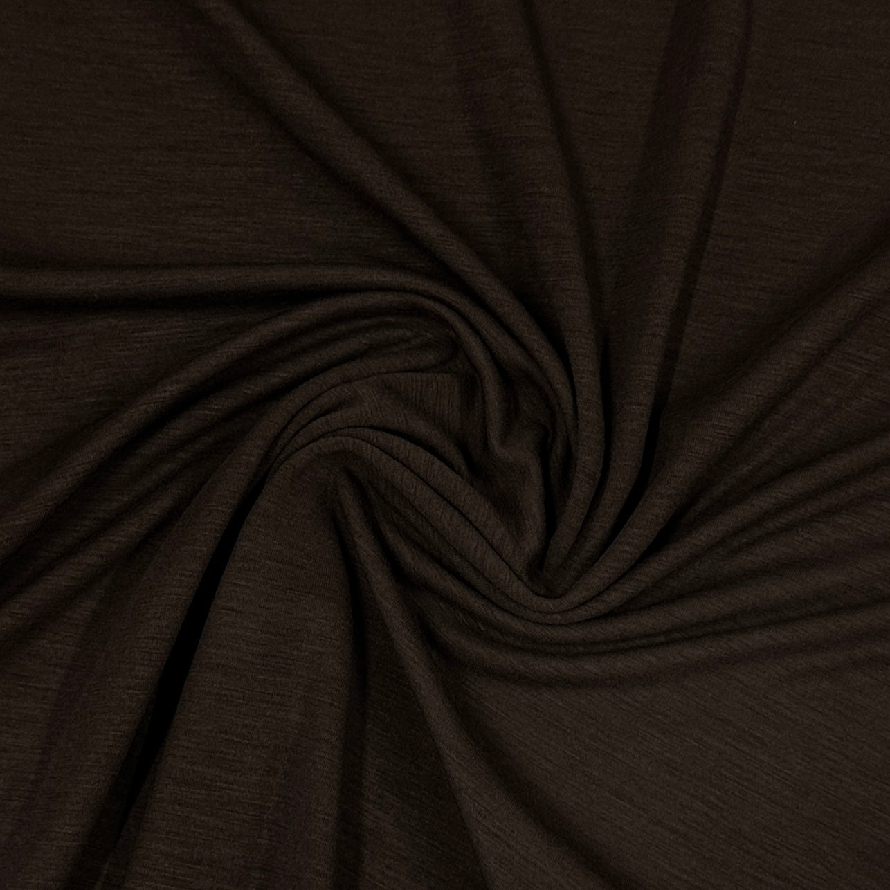 Chocolate Merino Wool/Spandex Jersey Fabric