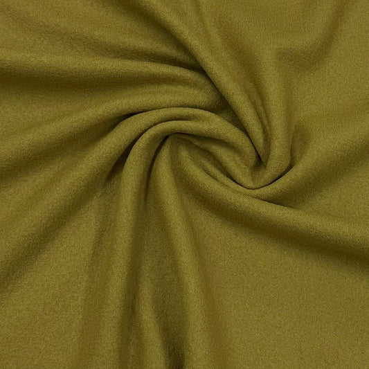 Mustard Boiled Wool Fabric