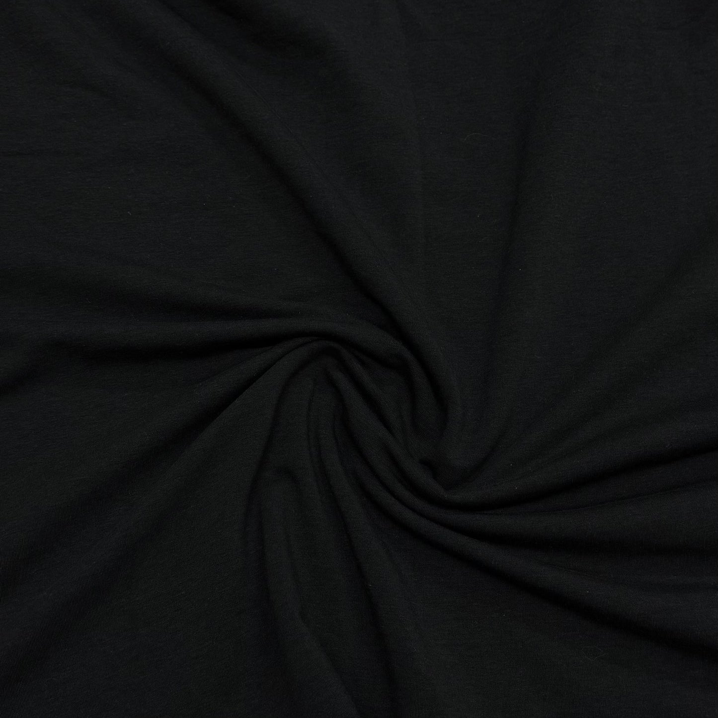 Black Bamboo Stretch Fleece Fabric - 285 GSM - Knit in the USA, $20.95/yd - Rolls