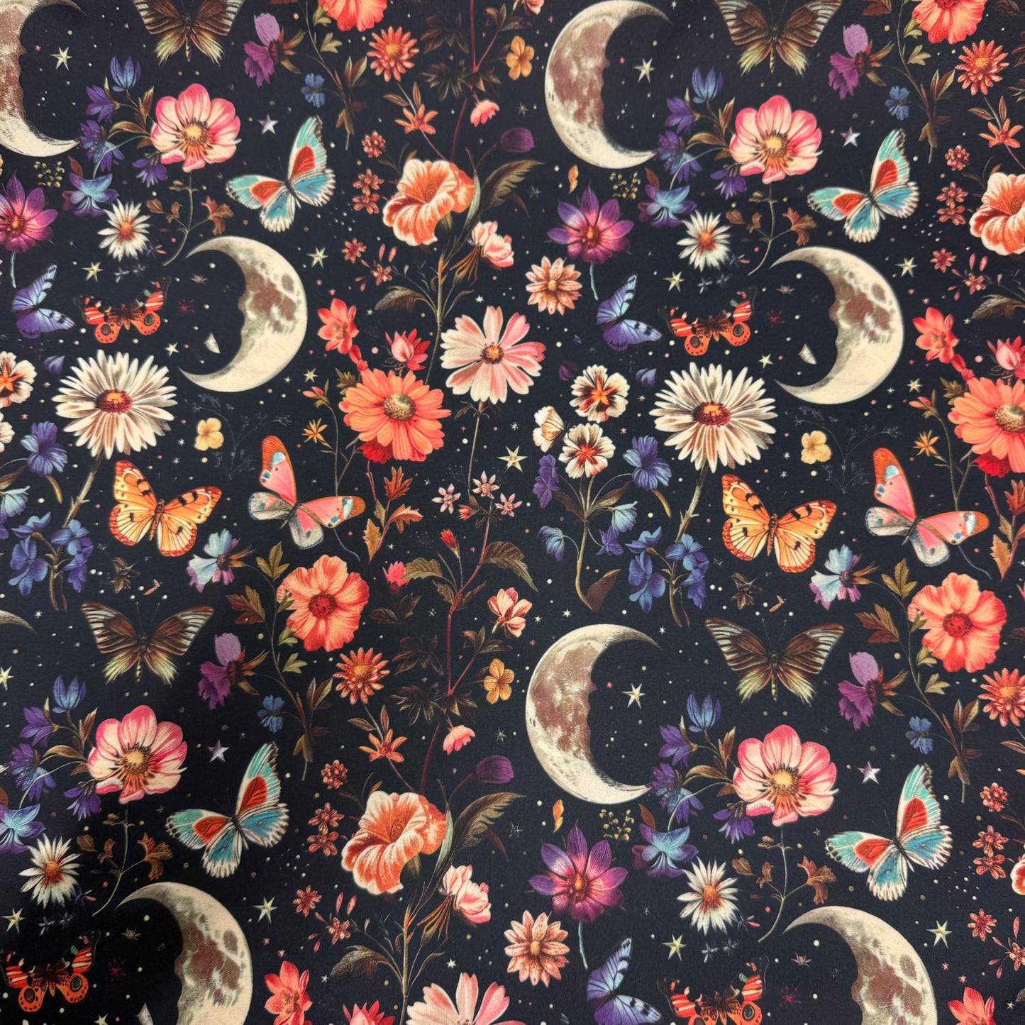 Vintage Moon Garden 1 mil PUL Fabric - Made in the USA