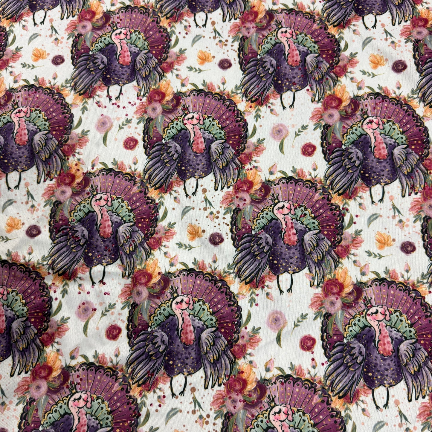 Turkey Toss on 1 mil PUL Fabric - Made in China- Seconds