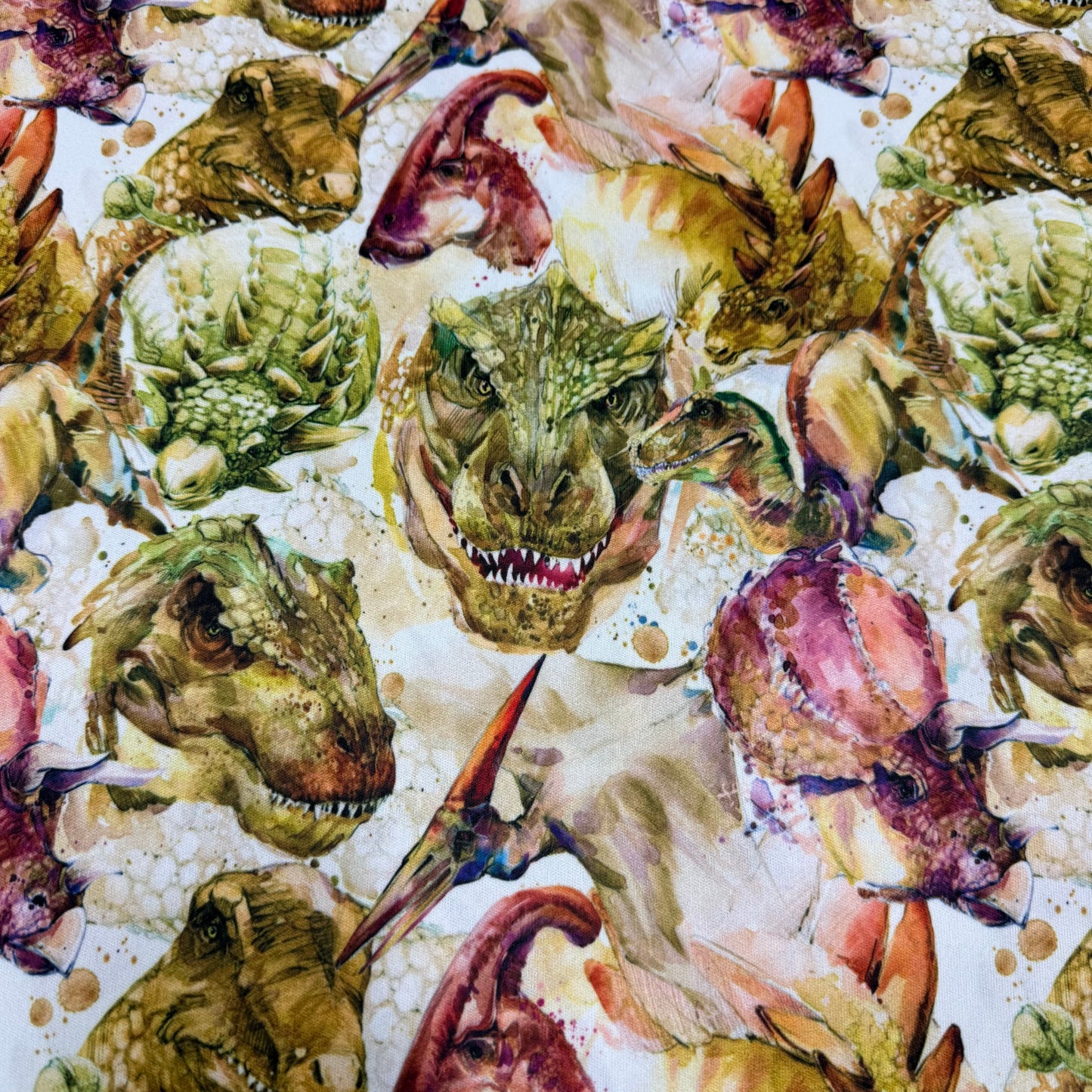 Dinsaurs on 1 mil PUL Fabric - Made in the USA