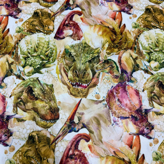 Dinsaurs on 1 mil PUL Fabric - Made in the USA