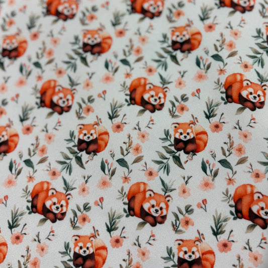 Red Pandas 1 mil PUL Fabric - Made in the USA